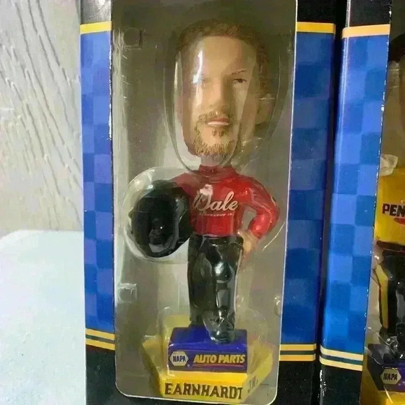Nascar Bobble heads (set of 3) in pkgs, Dale Earnhardt, Steve Park, Michael Walt - Picture 4 of 12